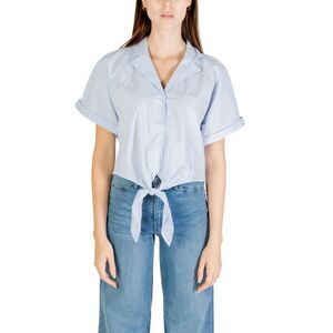 Jacqueline De Yong Women light blue Shirts